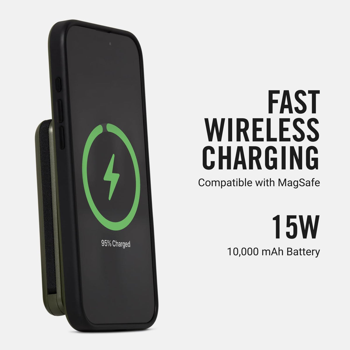 Ridge - Batería magnética de 20 W, 10,000 mAh, carga rápida, compat...