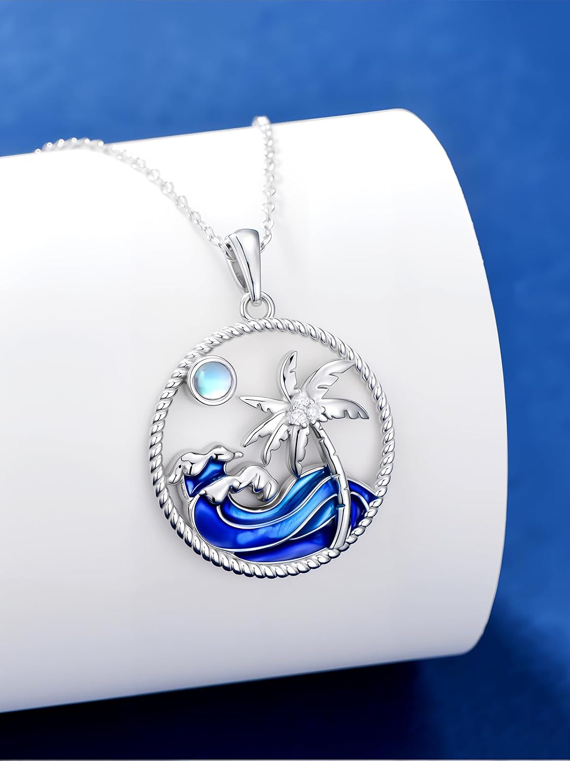 Shusukue Collar de Plata de Ley 925 para Mujer y Hombre - Collar Na...