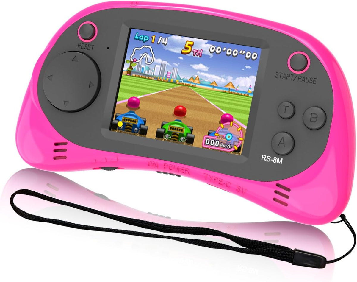 Reproductor de videojuegos portátil de mano para niños con 200 jueg...