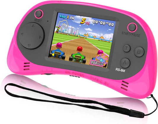 Reproductor de videojuegos portátil de mano para niños con 200 jueg...