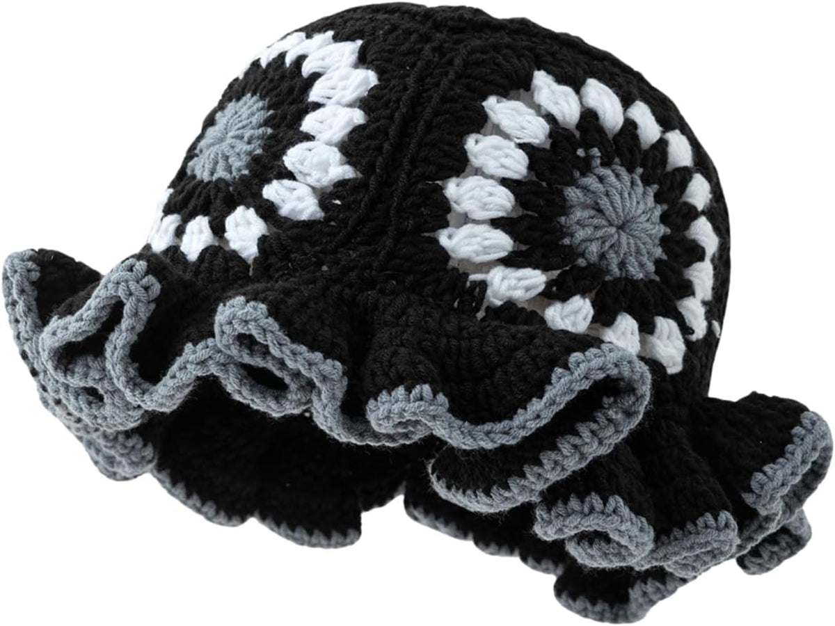 Julpsk Sombrero bohemio de flores de girasol para mujer, ligero, he...