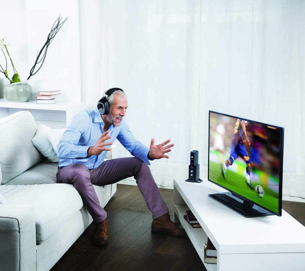 Sennheiser RF sistema de audífonos inalámbricos 1 Negro