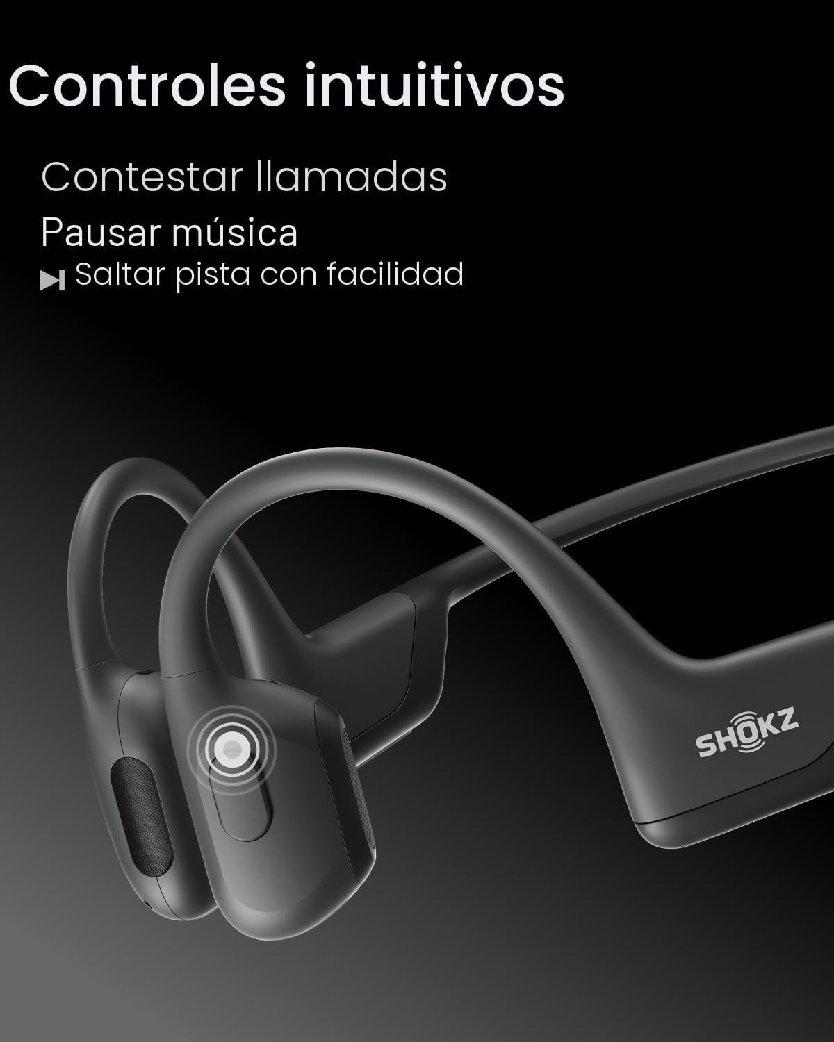 SHOKZ OpenRun Pro Mini - Auriculares de Conducción Ósea, Auriculare...