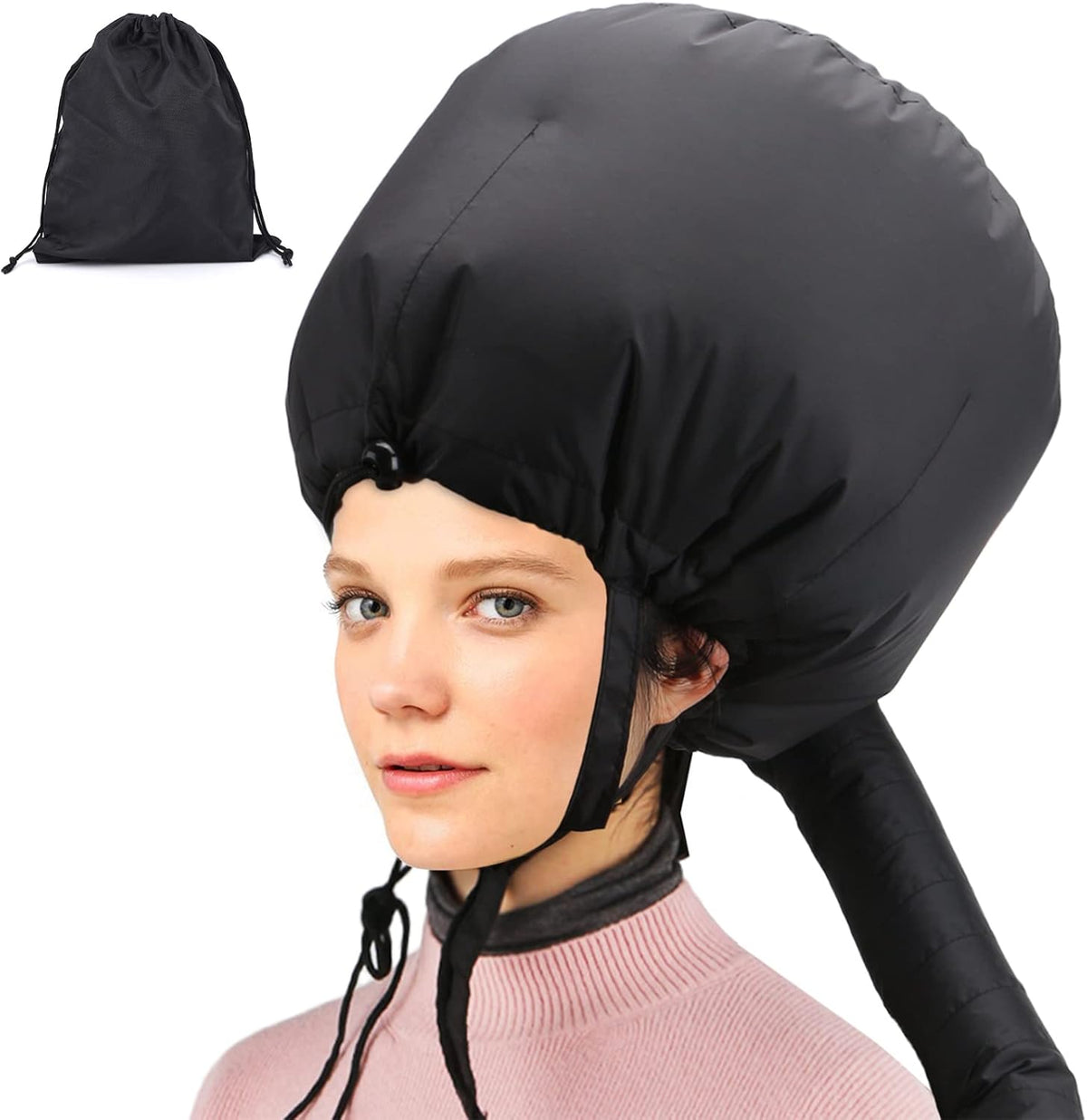 Accesorio para secador de pelo con capucha, tapa de acondicionamien...