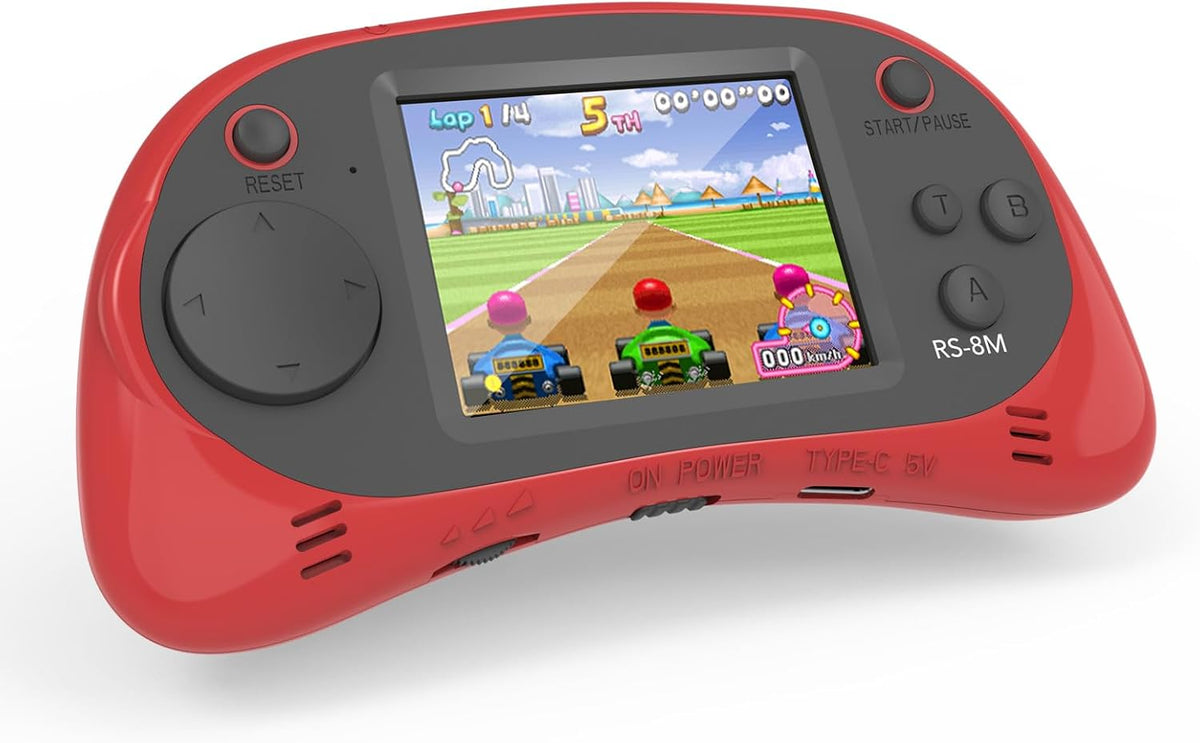 Juegos de mano para niños, videojuego retro de 16 bits con 220 jueg...