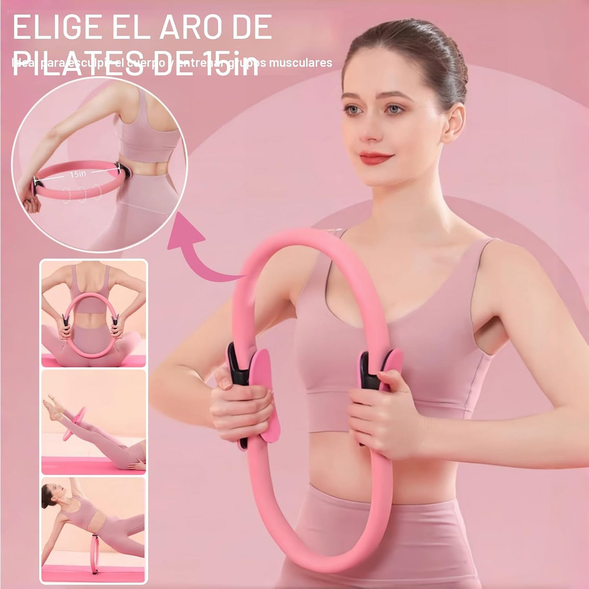 Nuplot Kit esencial de yoga y pilates para mujer, kit de pilates Be...