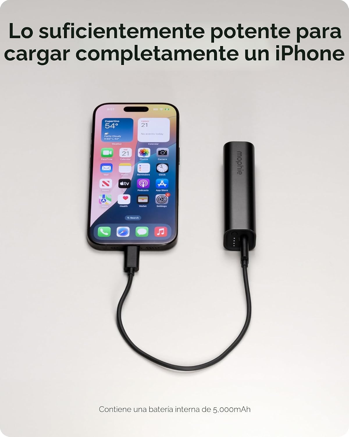 Mophie Powerstation Fast batería externa de 5,000 mAh | Rápida y po...