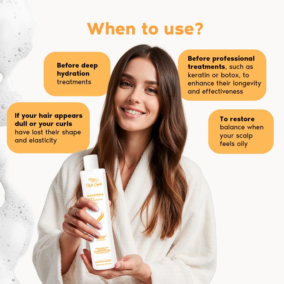 I Belli Capelli Ravenna Kit de Tratamiento Capilar Orgánico B-tox -...
