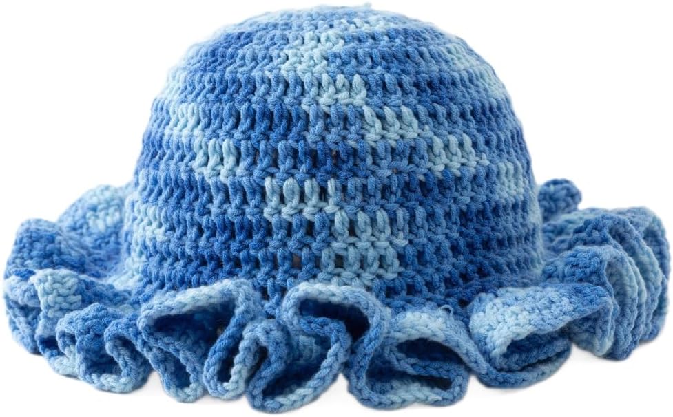 Ayinabd Sombreros de ganchillo para mujer, sombrero de pescador de...