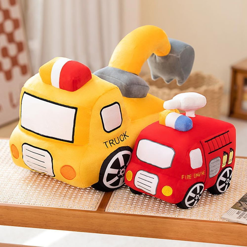 XIYUAN Coche de peluche de autobús de simulación de autobús escolar...