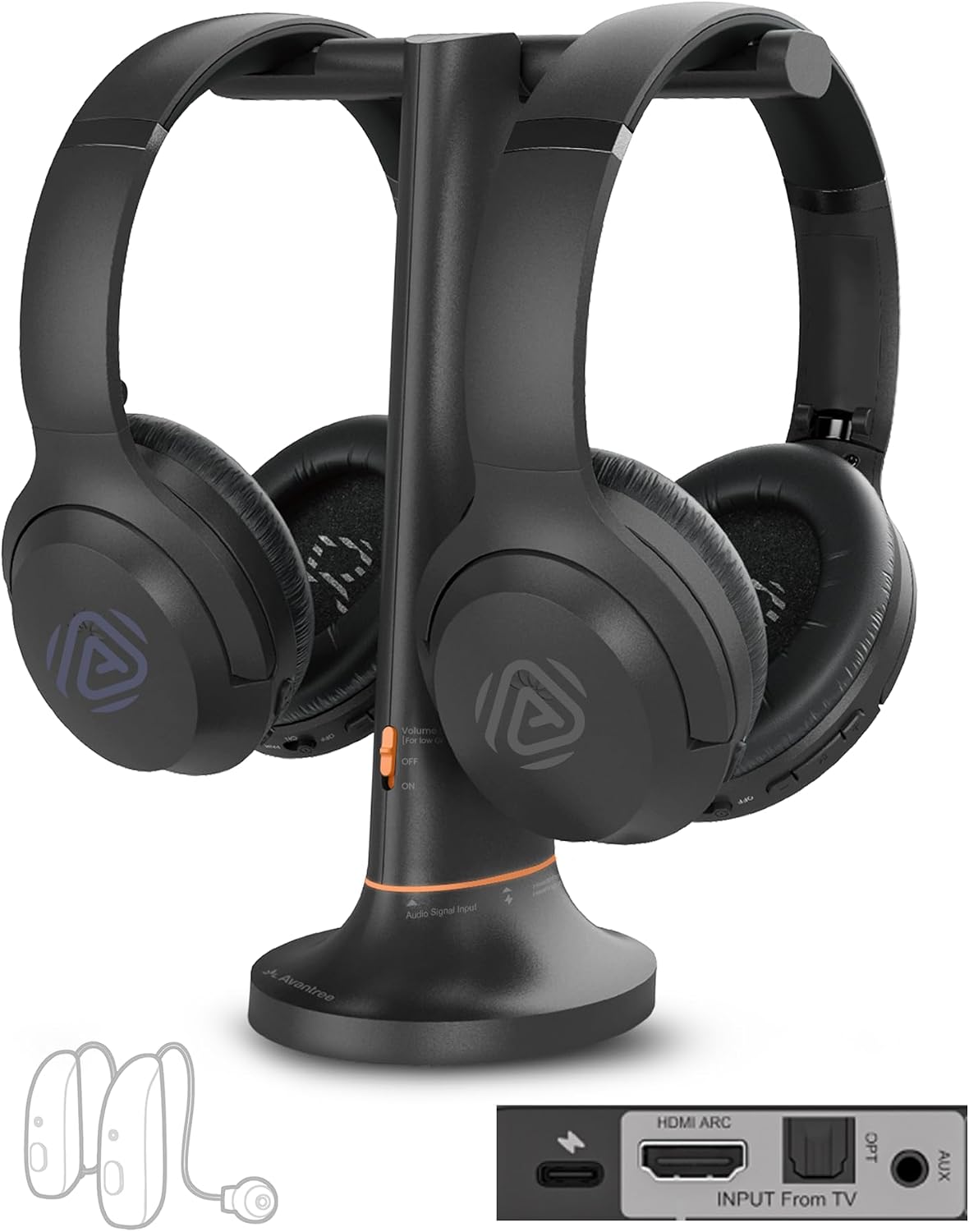 Avantree Duet Aura Auracast - Auriculares inalámbricos duales para...