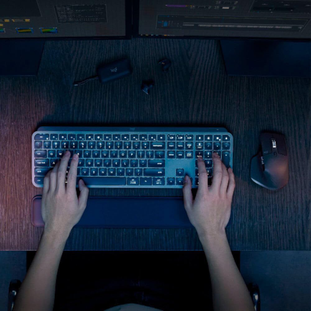 Logitech MX Keys S Combo - Teclado y mouse inalámbricos de rendimie...