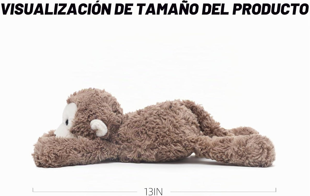 Niceween - Mono de peluche lindo, juguete de peluche suave, almohad...