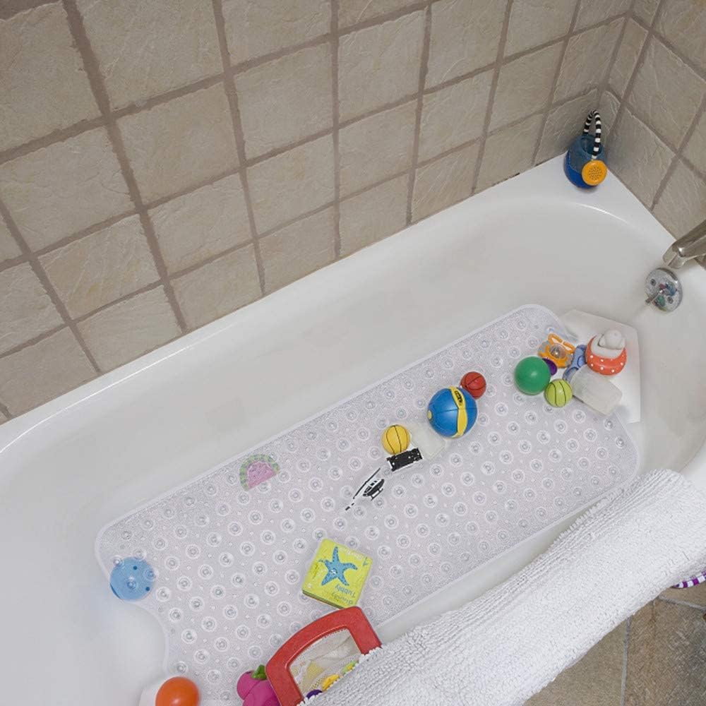 YINENN Tapete de seguridad para bañera de 40 x 16 pulgadas, antides...