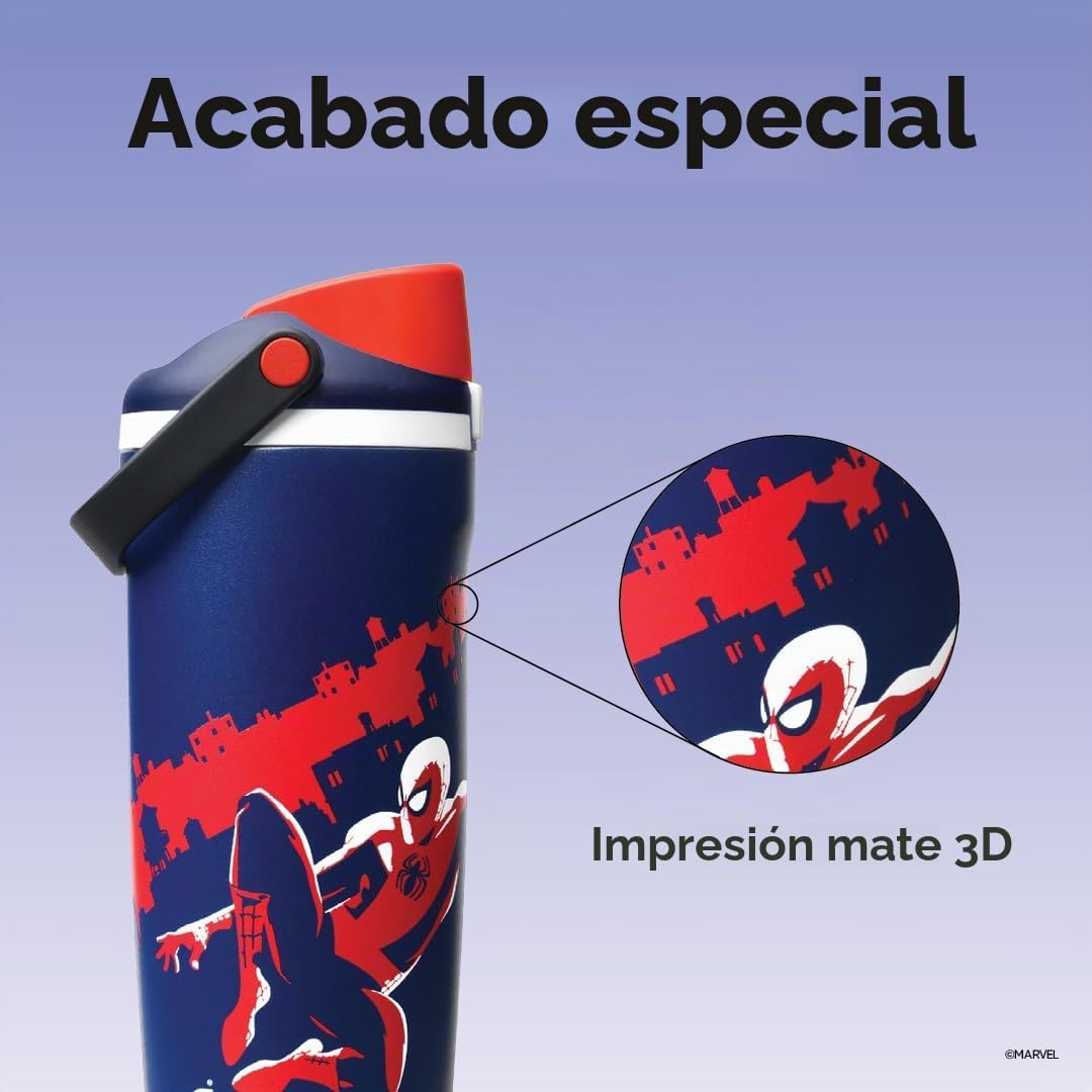 Owala FreeSip Sway - Botella de agua de acero inoxidable de 30 onza...