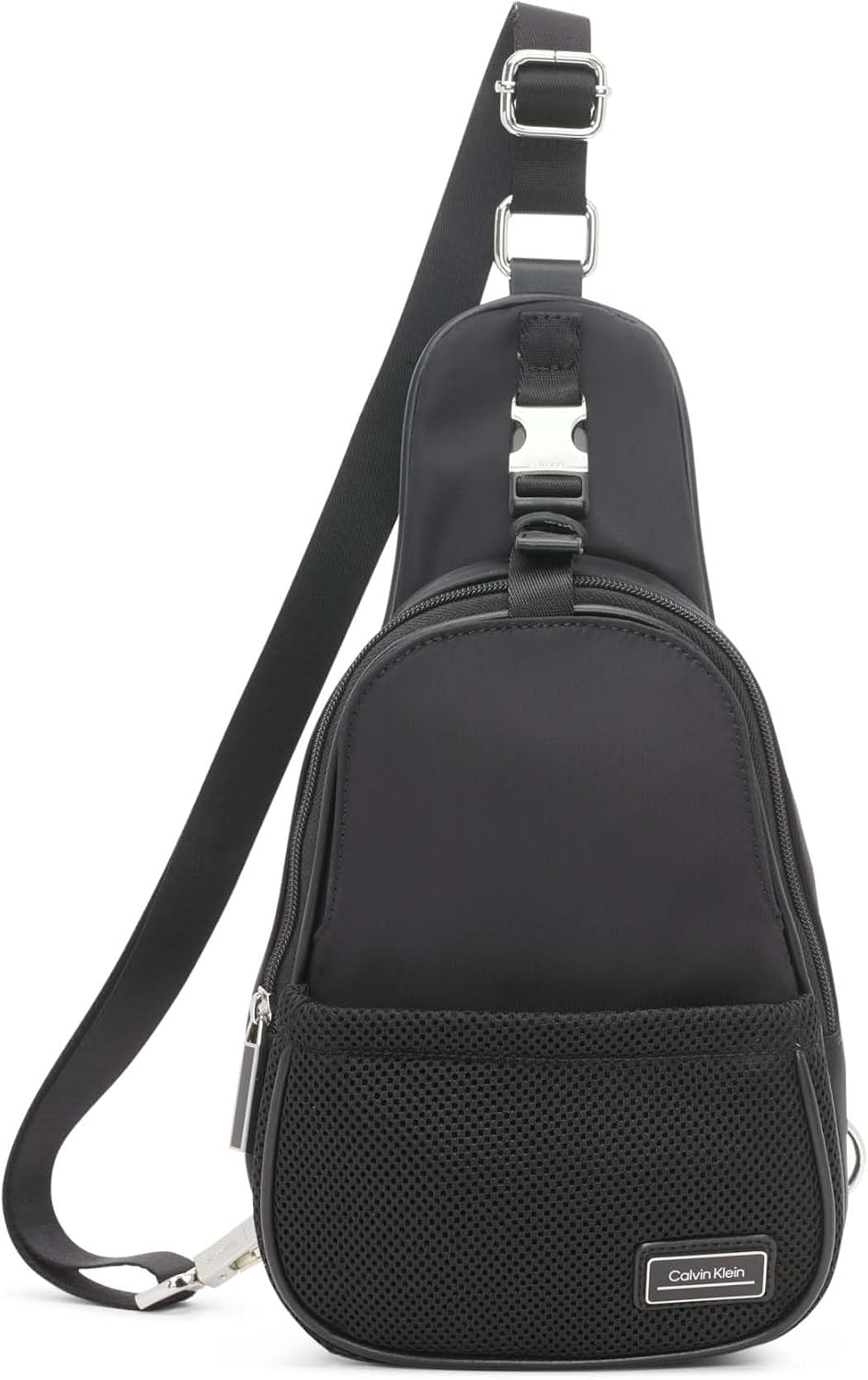 Calvin Klein Jessie Mochila organizacional, negro\/plata, talla única