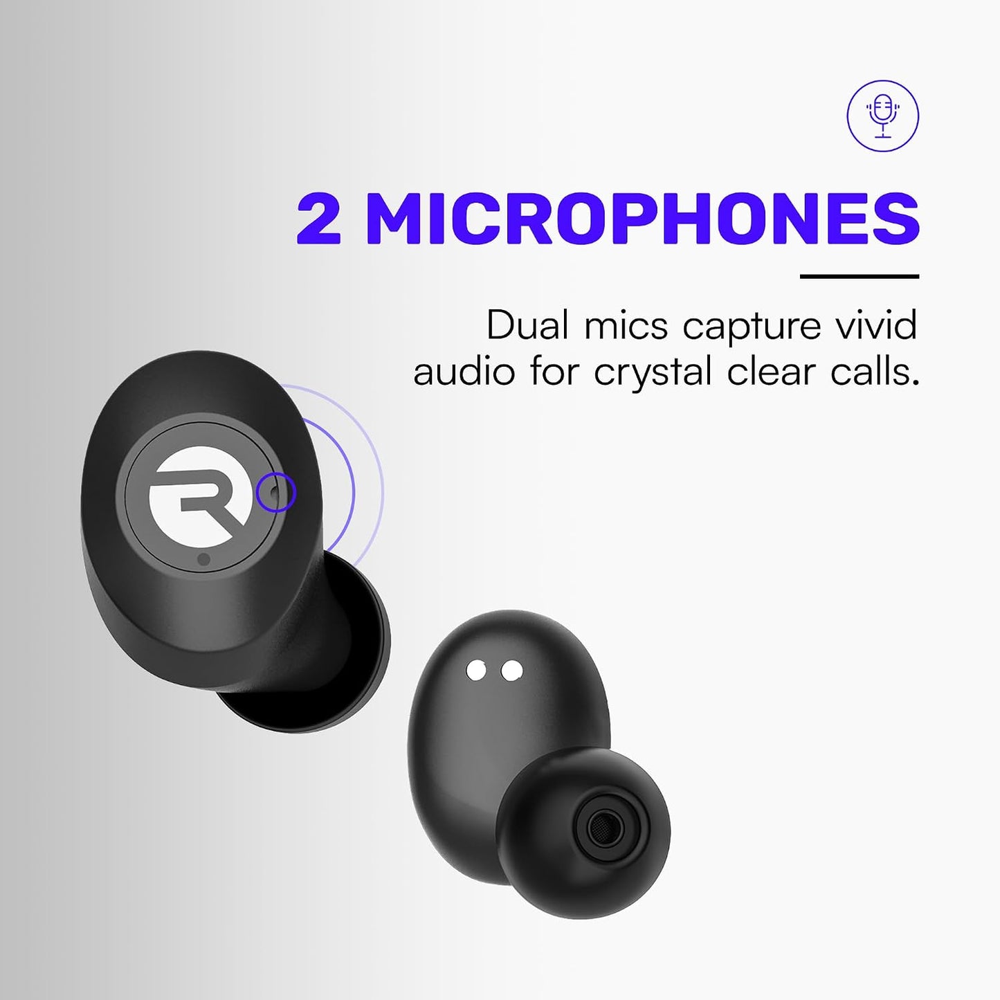 Raycon Everyday Earbuds Classic - Auriculares inalámbricos Bluetoot...