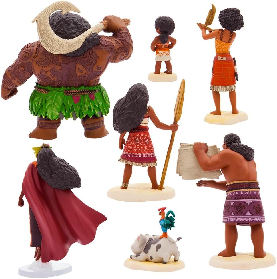 Disney Store Juego Oficial de Figuras de Moana 2 \u2013 7 Figuras d...