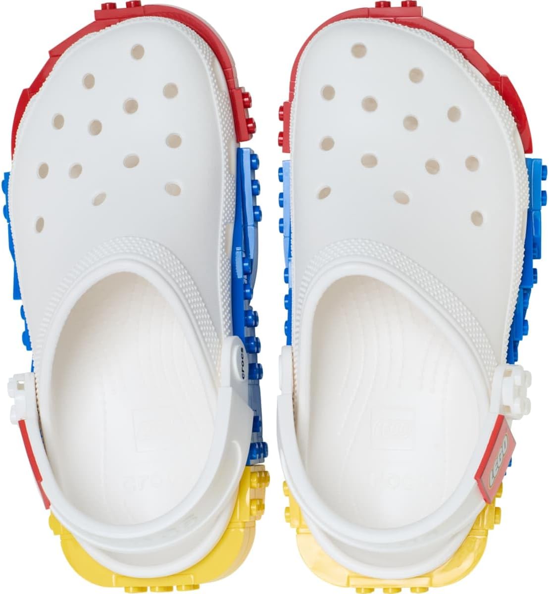 Crocs Zuecos clásicos unisex para adultos, con sistema LEGO para mu...
