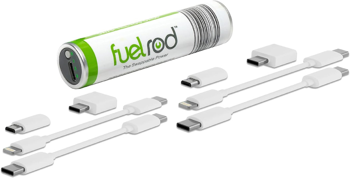 Un kit de cargador portátil USB-C, con un juego adicional de cables...