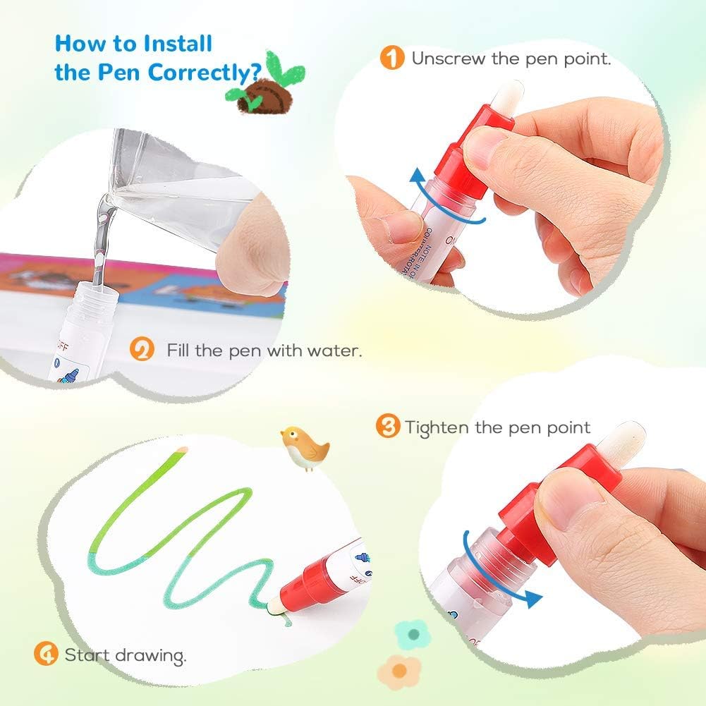 Tapete para dibujar con agua, tablero de dibujo para niños, juguete...