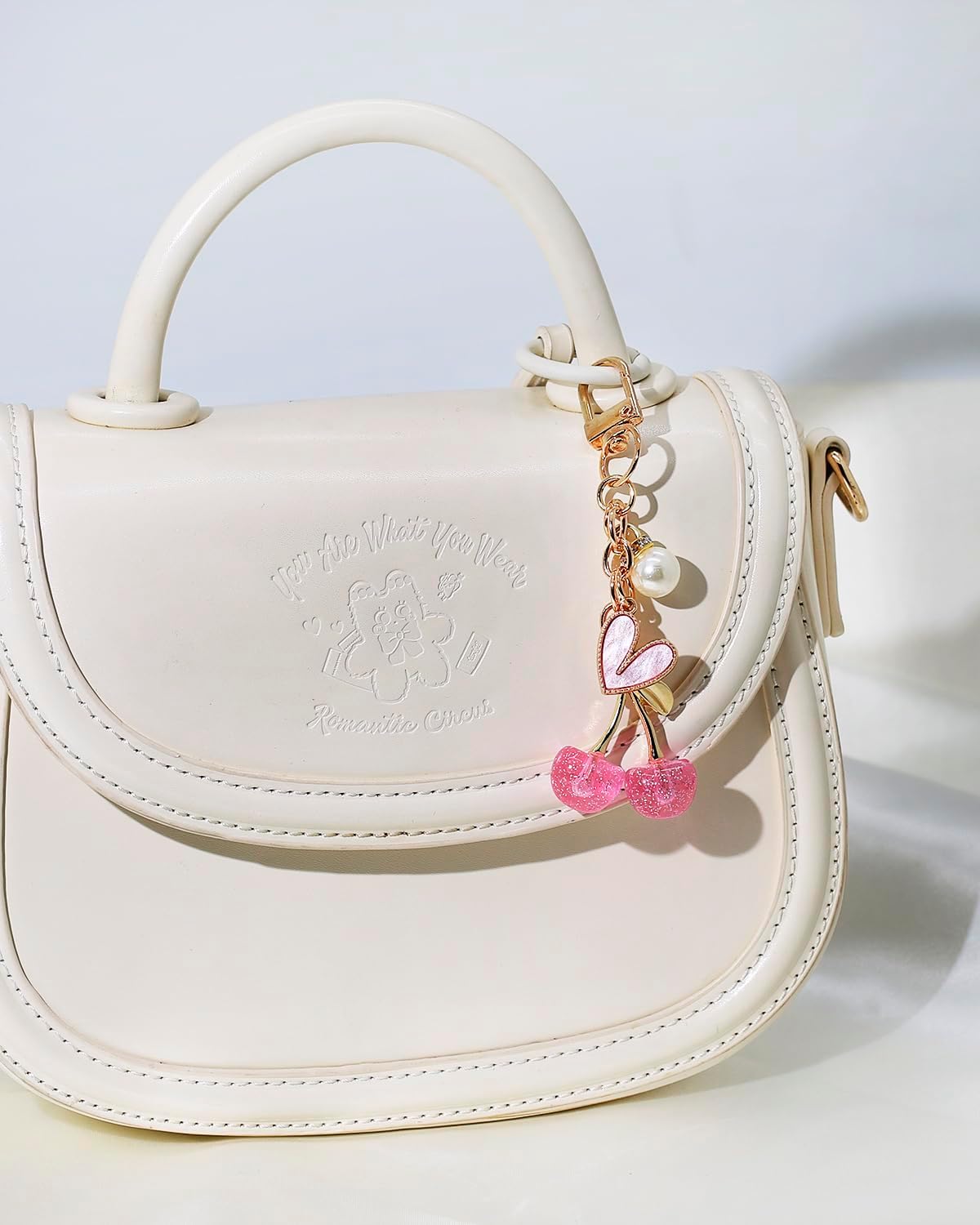 4 dijes para bolsos, bonitos accesorios para bolso y llavero de cer...