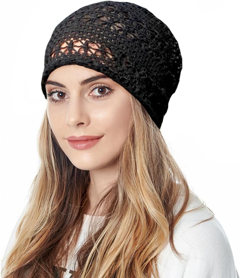 XYIYI Gorros de quimioterapia para mujeres, sombreros de algodón ho...