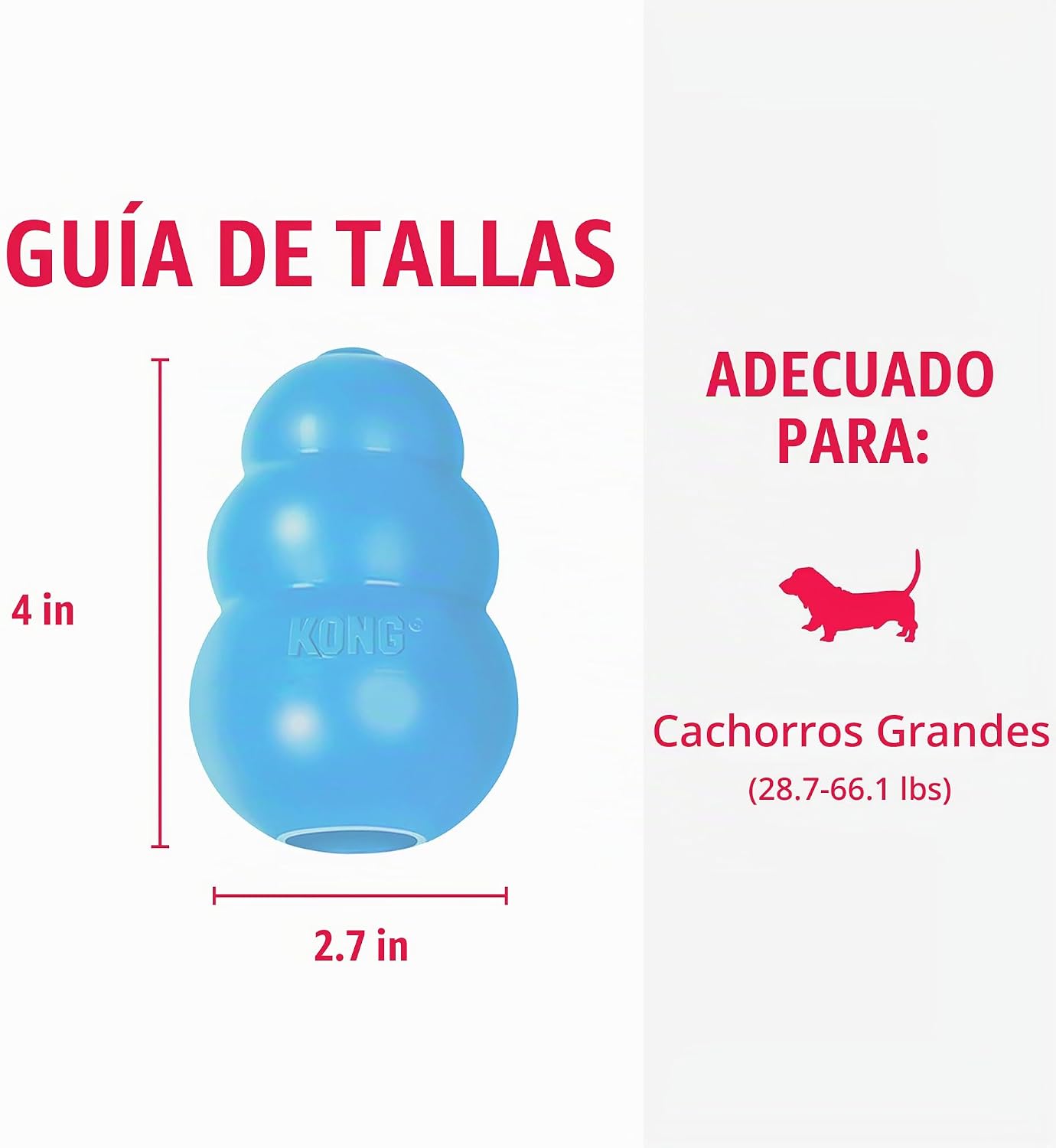 KONG Juguete Extremo para Perros - Juguete para Buscar y Masticar -...