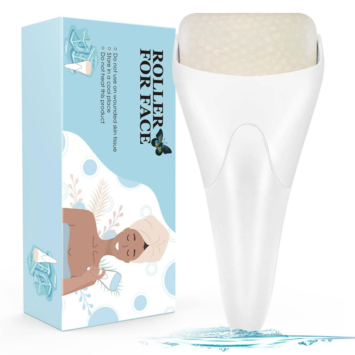 Fronnor Rodillo de hielo para la cara, ojos, idea de regalo para mu...
