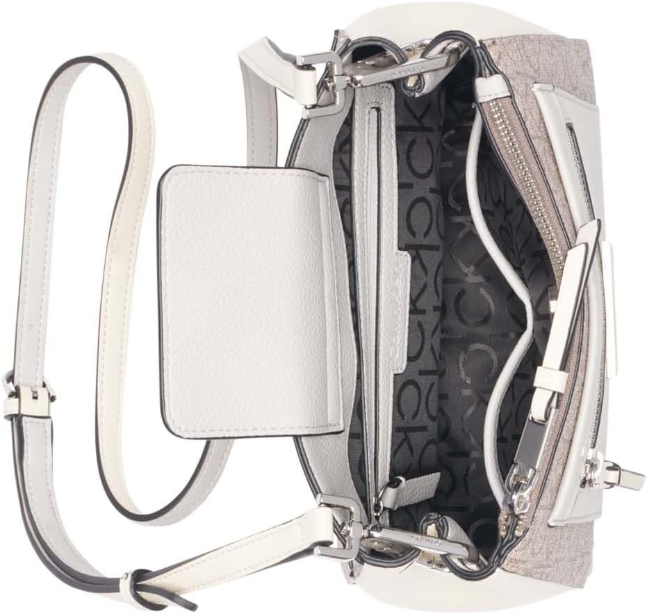 Calvin Klein Bolso bandolera Hadley con tres compartimentos para mujer