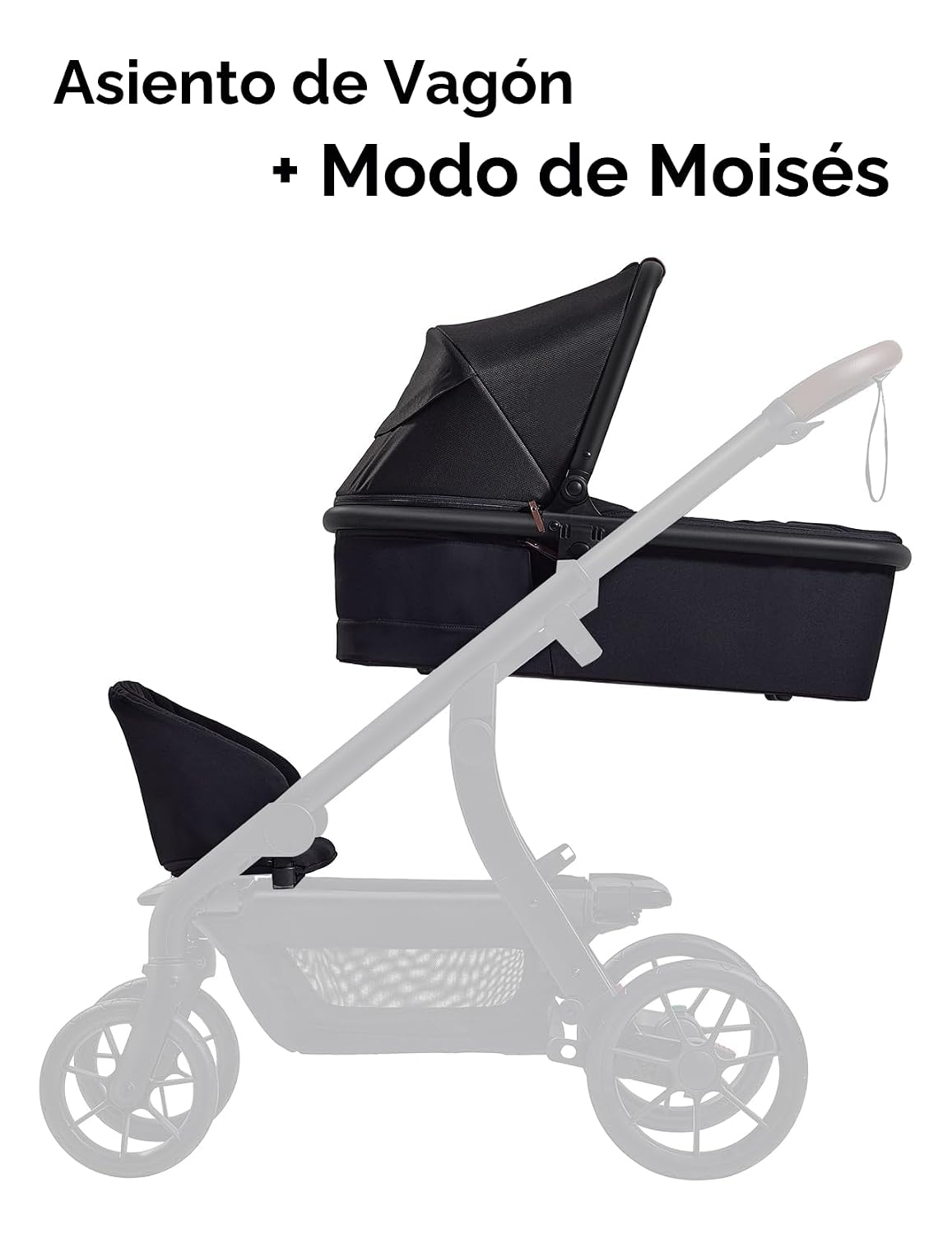 Momcozy ChangeGo - Accesorio extra para asiento de vagón, fácil de...