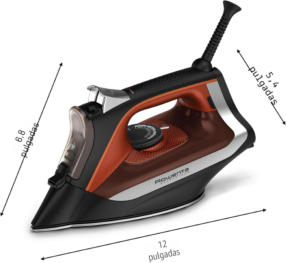 Rowenta Plancha de Vapor para Ropa, Plancha de Vapor con Suela de A...