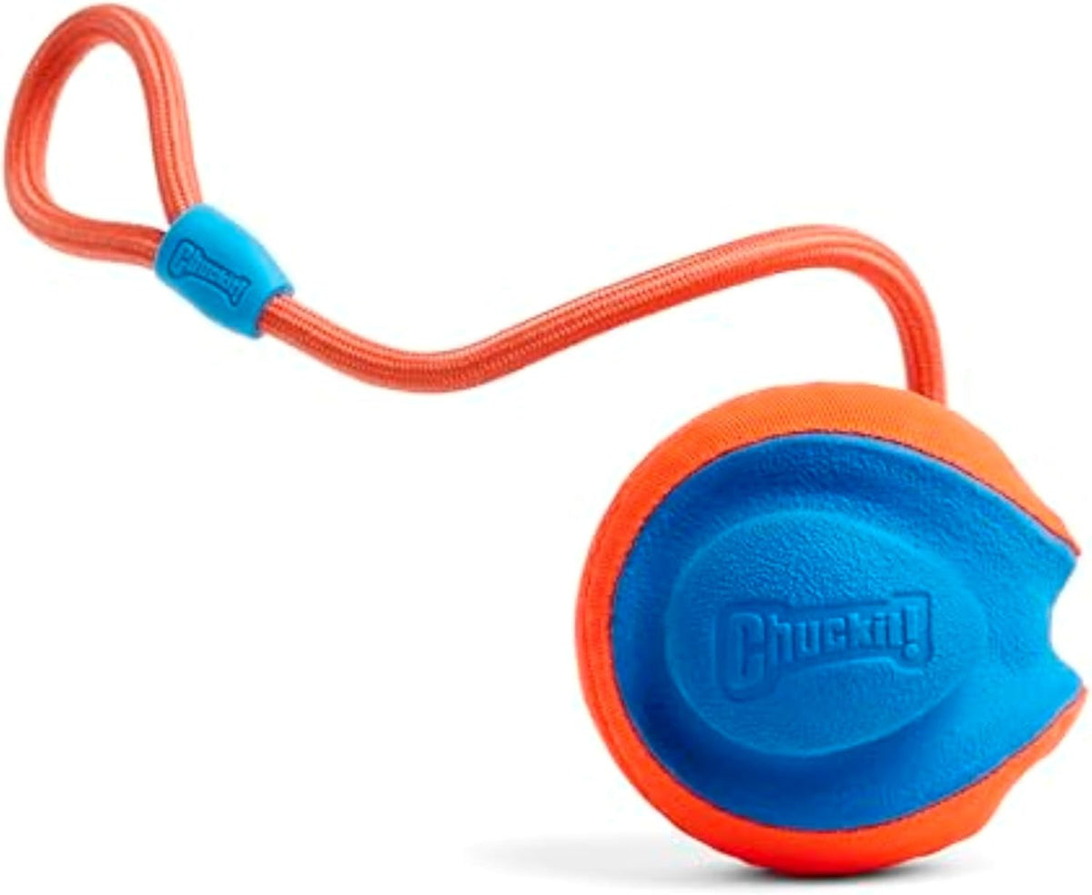 Chuckit! Juguete de cuerda para perros - Bola en cuerda para buscar...