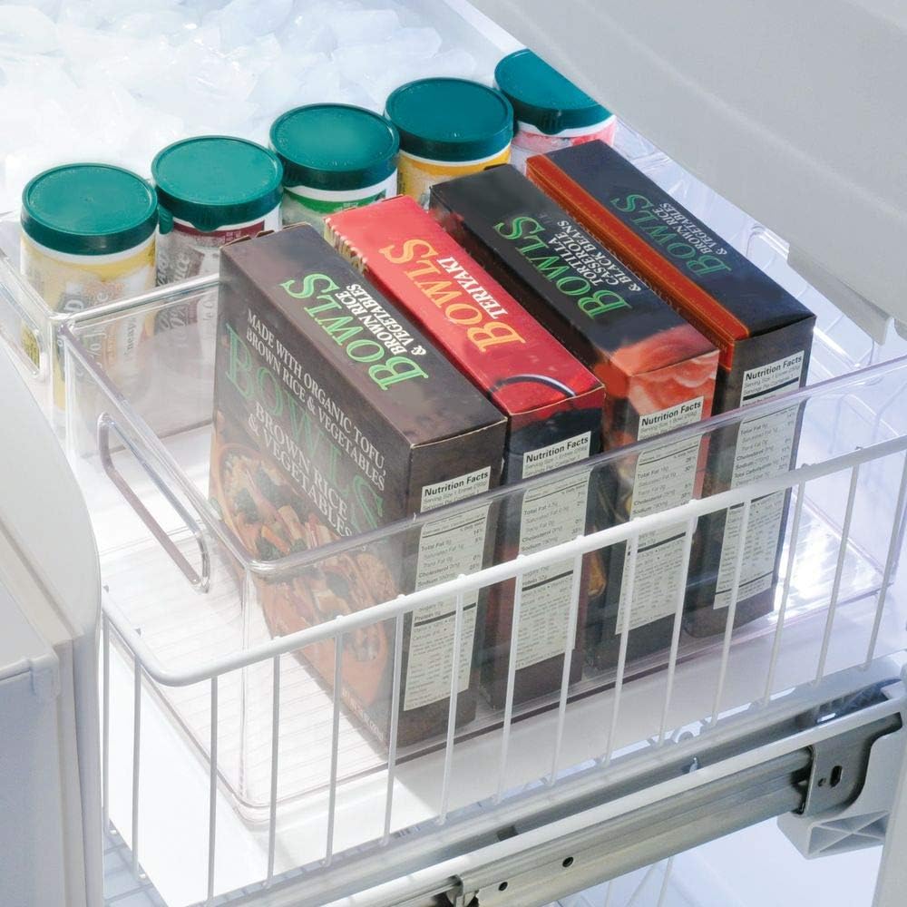 mDesign Contenedor organizador de almacenamiento de cocina de plást...