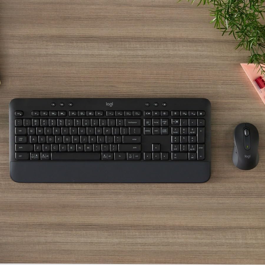 Logitech Signature MK650 Combo para teclado y mouse empresariales -...