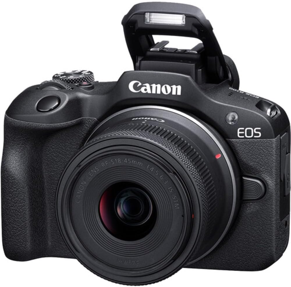 Cámara Canon EOS R100 sin espejo con lente RF-S18-45mm F4.5-6.3 IS...
