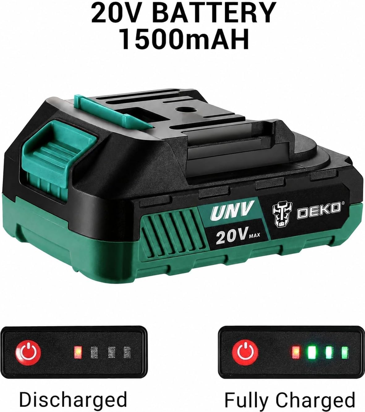 Taladro Eléctrico Inalámbrico: DEKO PRO Taladro Inalámbrico 20V Jue...