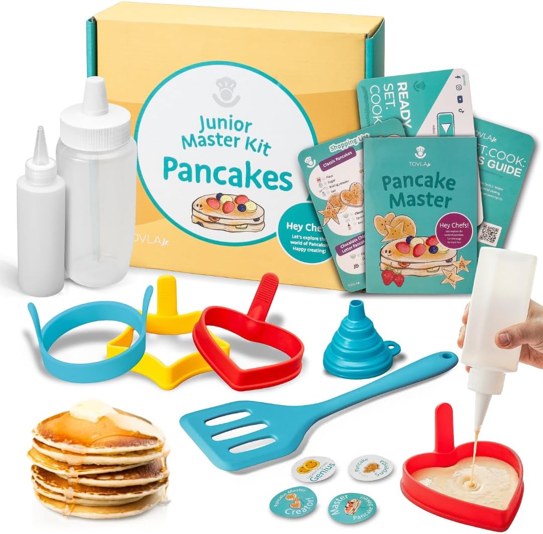 Tovla Jr. Kit definitivo para hacer panqueques para niños - Diversi...