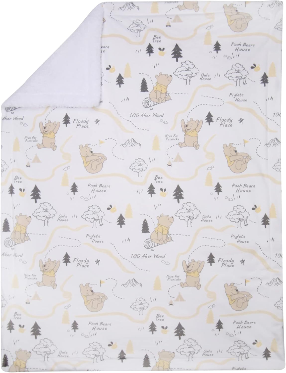 Lambs &amp; Ivy Disney Baby Pooh y el Bosque de los Cien Acres Mant...