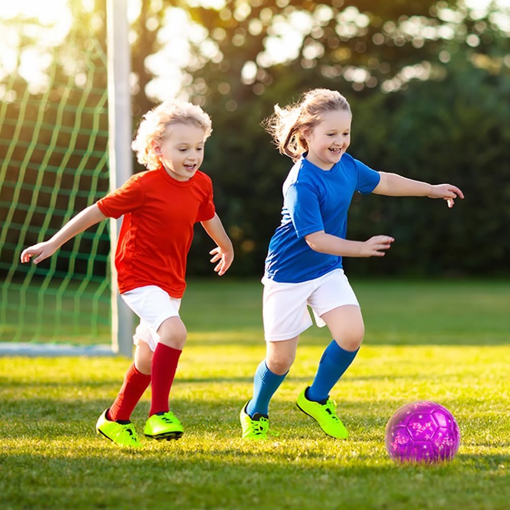 Balón de fútbol U&C Planet tamaño 2, 3, 4 para niños pequeños y jóv...