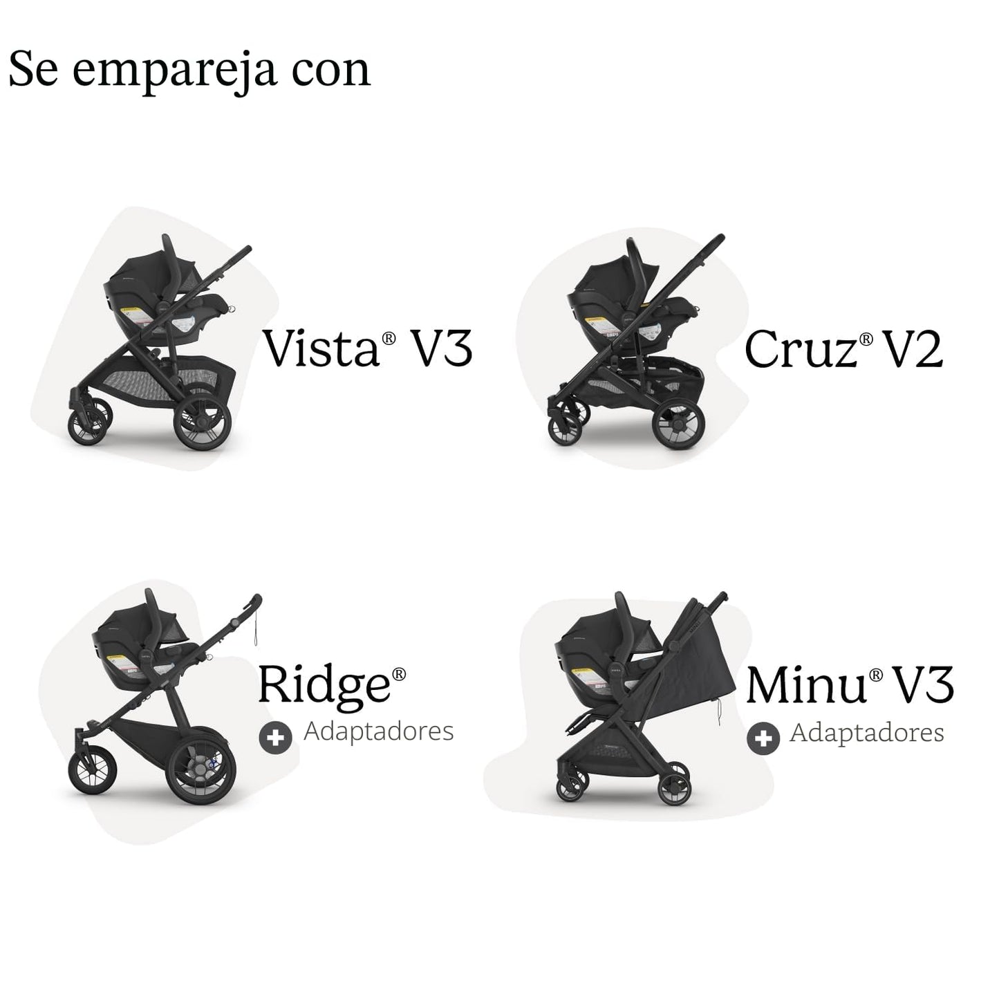 UPPAbaby Mesa V3 - Asiento infantil de automóvil - Fácil instalació...