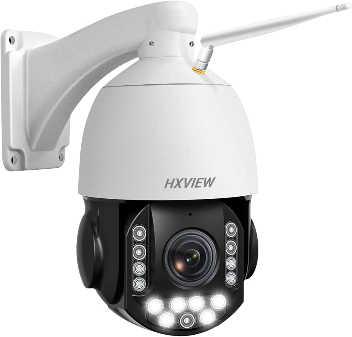 HXVIEW Cámara de seguridad PTZ 4K para exteriores con zoom óptico d...