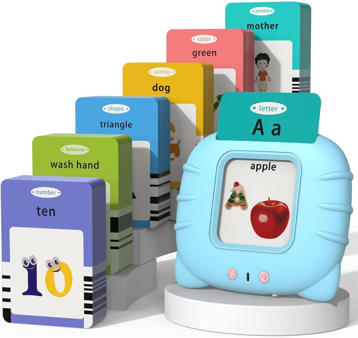 Startcan - Tarjetas parlantes para niños pequeños, de terapia del h...