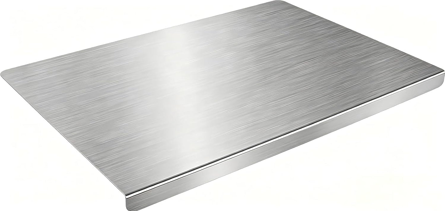 Tabla de cortar de acero inoxidable para cocina, tabla de cortar de...