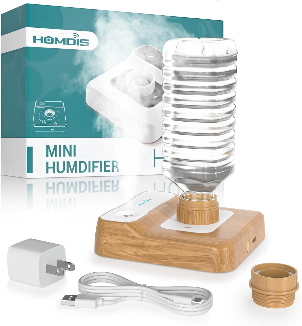 HOMDIS Humidificador de viaje, humidificador portátil para plantas,...