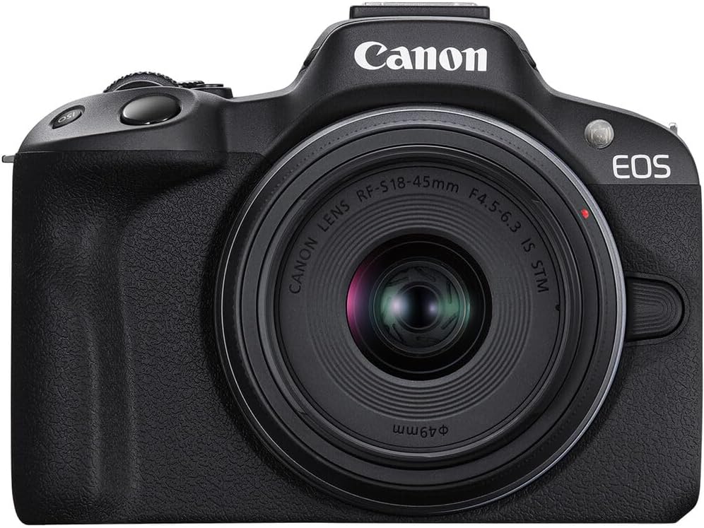 Canon Paquete de cámara sin espejo EOS R50 con lente de 0.709-1.772...