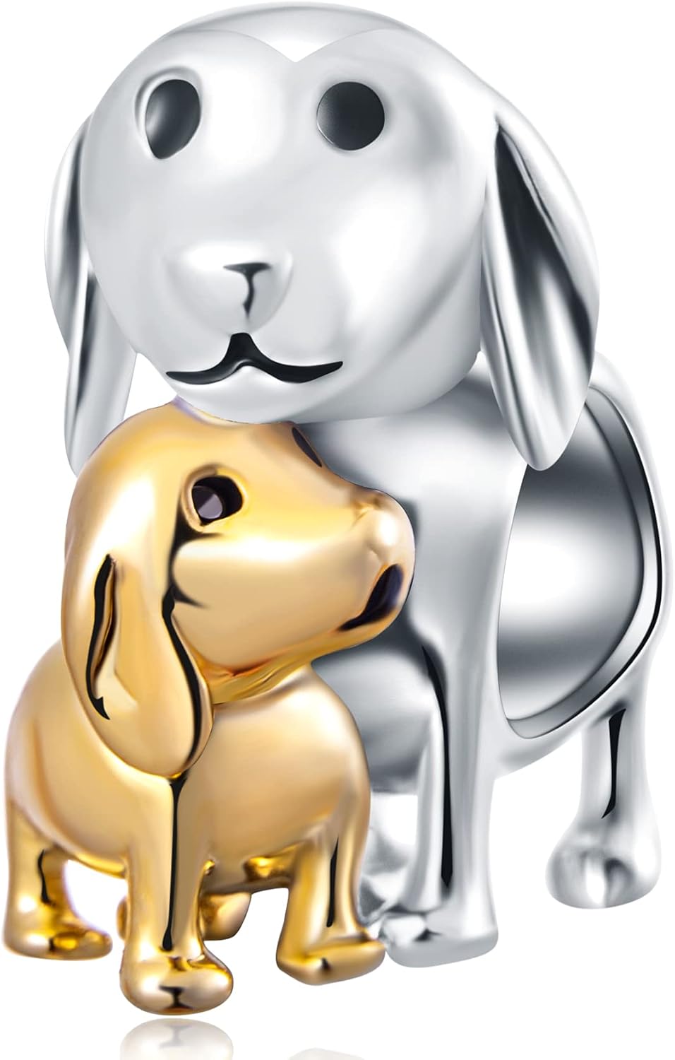 Dijes temáticos de animales, mama\/hijo de búho, oso, perro, conejo...