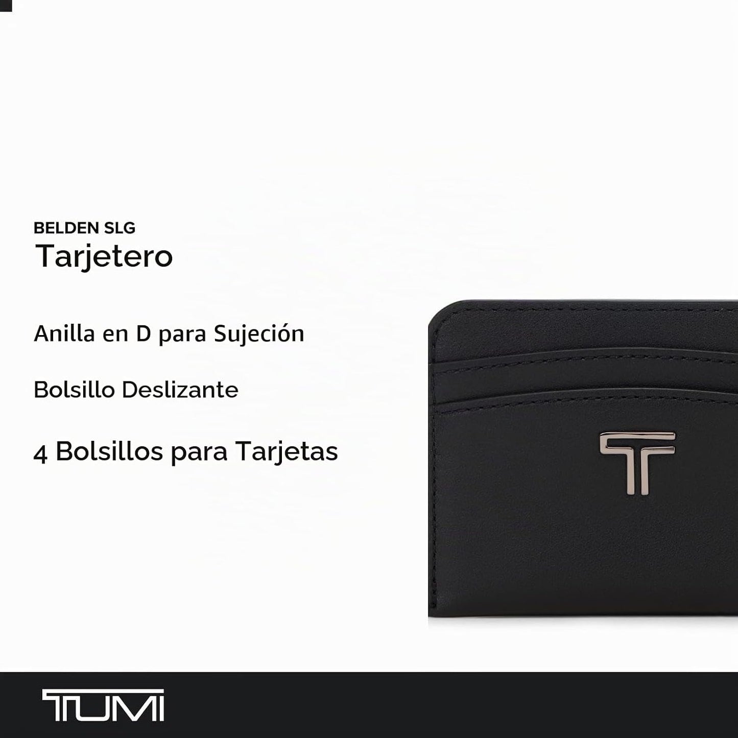TUMI Estuche de tarjetas para mujer