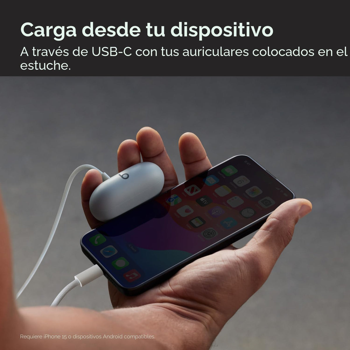 Beats Solo Buds - Auriculares inalámbricos Bluetooth con cables de...