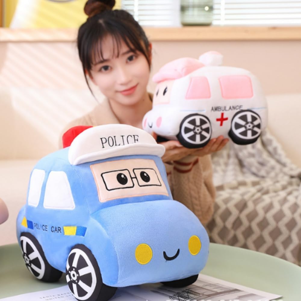 OUKEYI Juguete de peluche para coche, 11.8 pulgadas, suave taxi, ju...